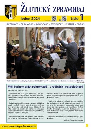 Lednové číslo Žlutického zpravodaje