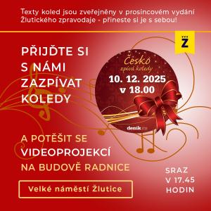 AKÉ ŽLUTICE SE ZAPOJUJÍ DO CELONÁRODNÍ AKCE ČESKO ZPÍVÁ KOLEDY 1